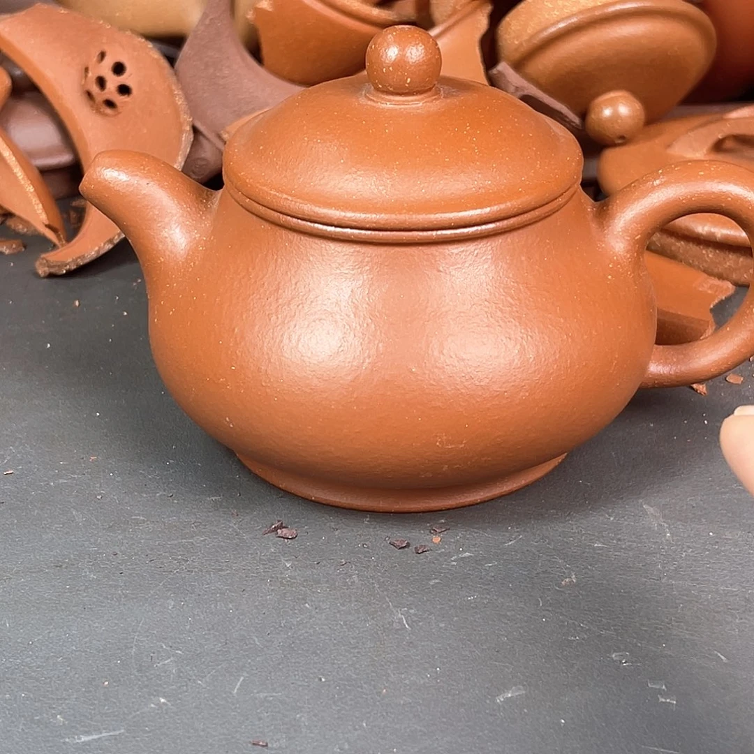 茶壶紫砂吴浩宇红降坡潘壶240