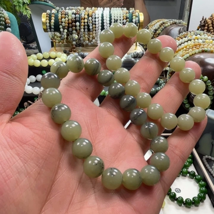 手链未镶嵌和田玉新疆且末青花多样性发拍一发一