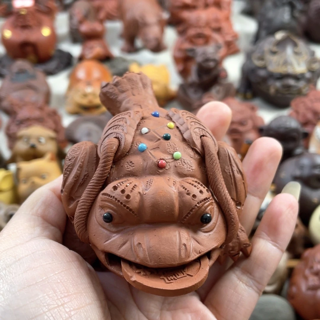 【闪购商品】紫砂茶宠紫砂金蟾