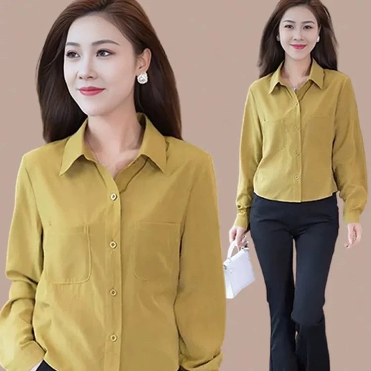 衬衫夏天外穿女百搭显瘦小个子衬衣2025年新款宽松短款长袖慵懒风