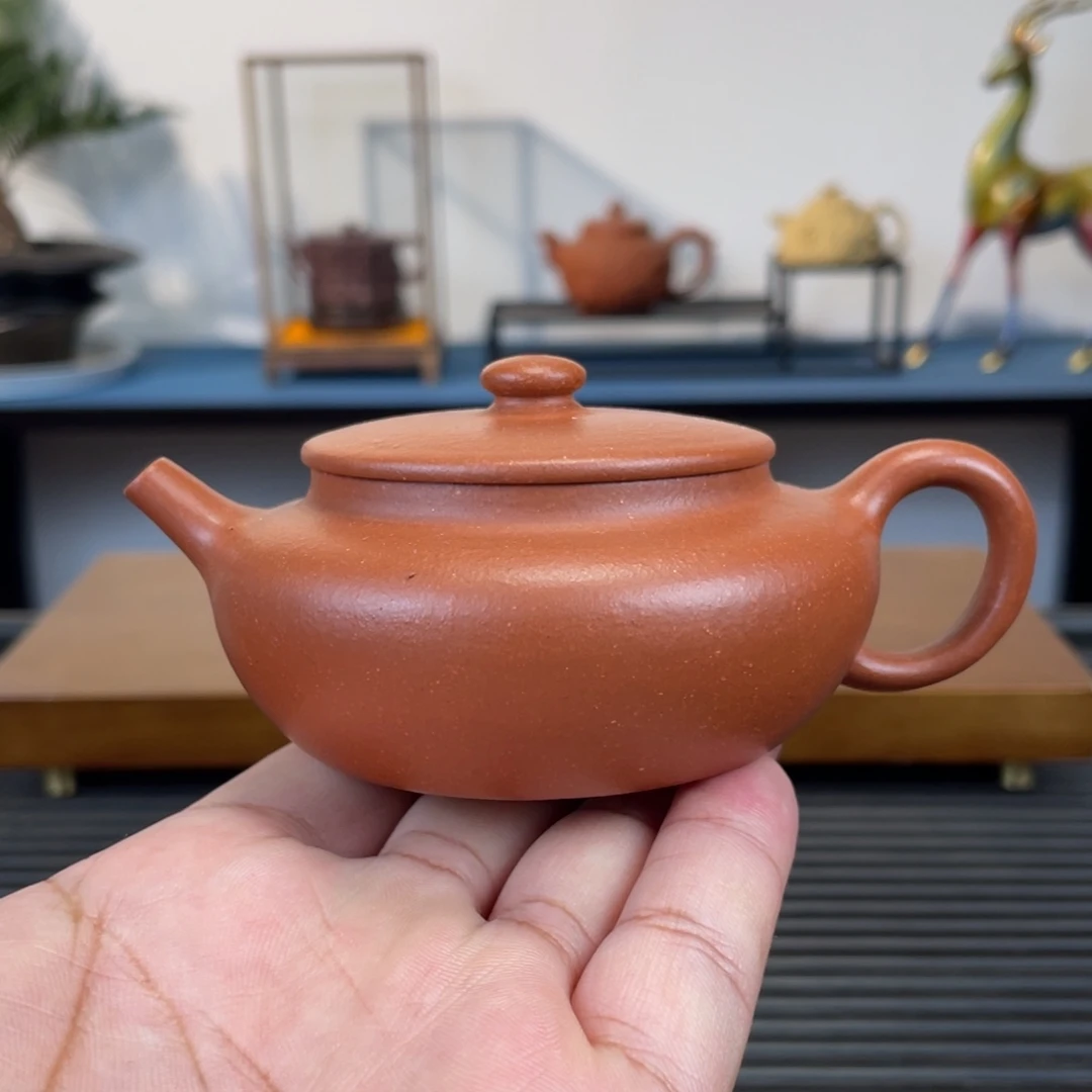 茶壶紫砂红降坡扁晨150cc