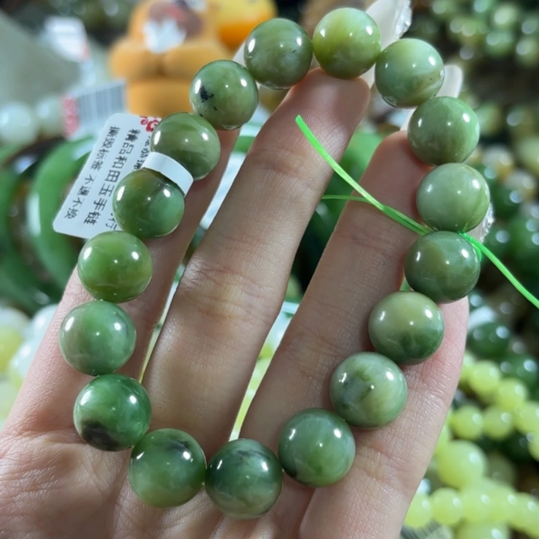 和田玉未镶嵌手链164