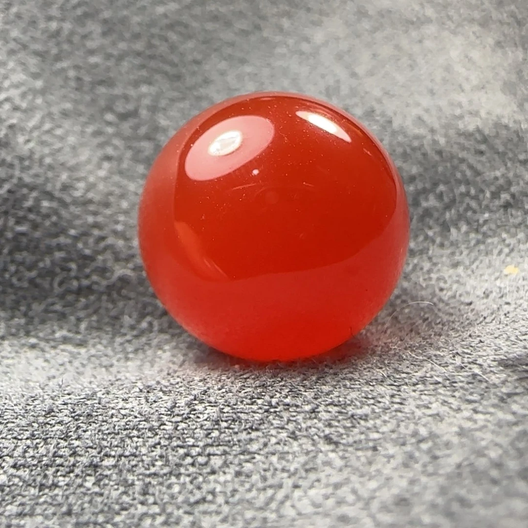 南红玛瑙未镶嵌12.8冰红圆珠