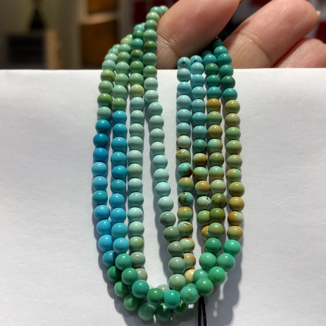 未镶嵌绿松石长链