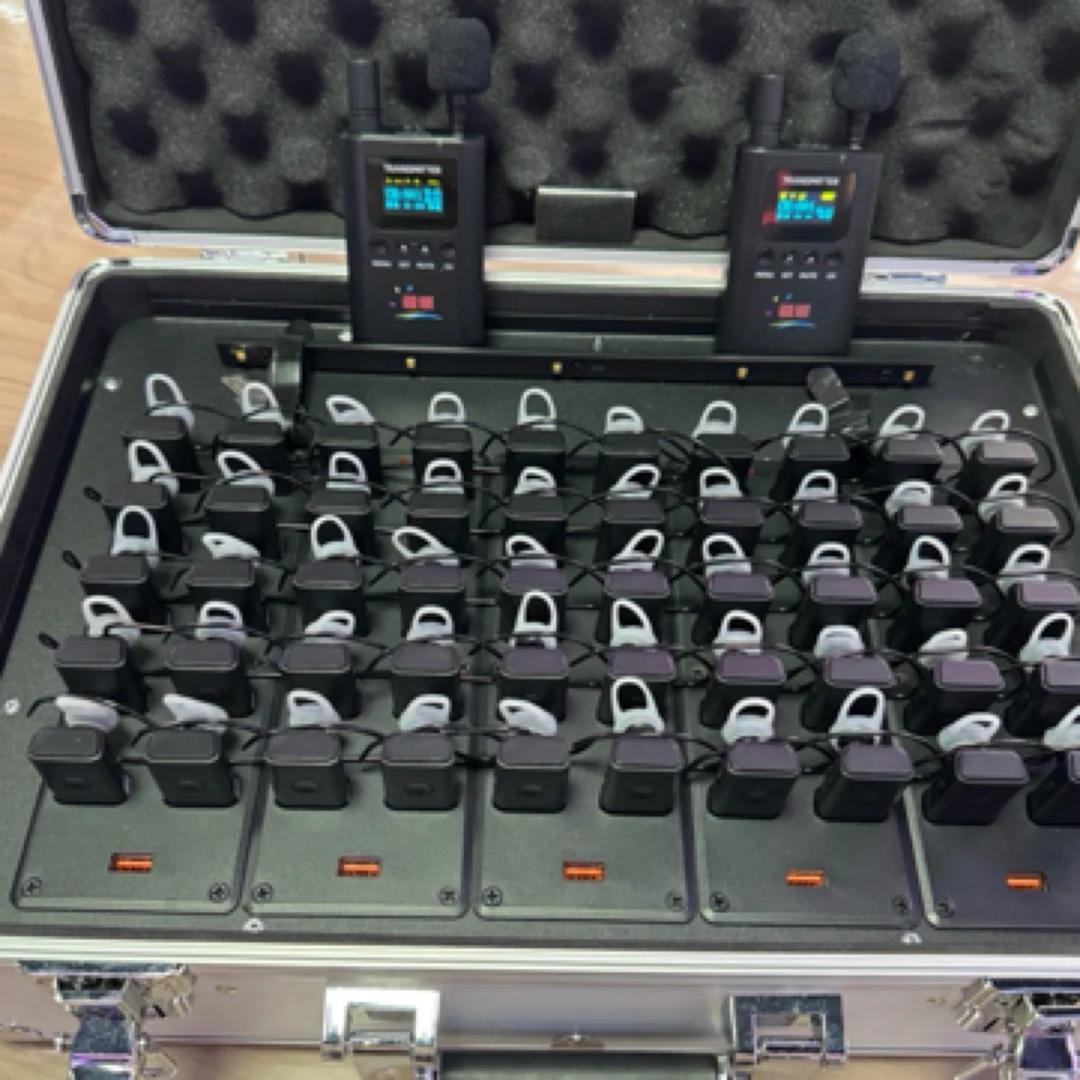 一对多无线导游讲解器景区博物馆参观接待蓝牙耳机讲解系统