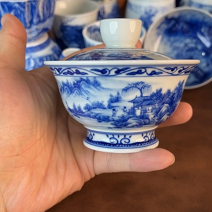 瓷片景德镇全手工手绘陶瓷