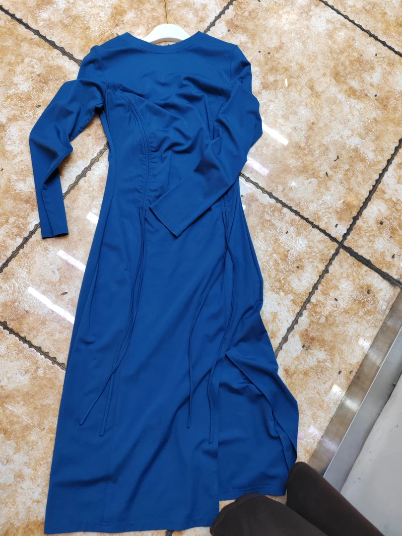 欧货连衣裙气质长袖