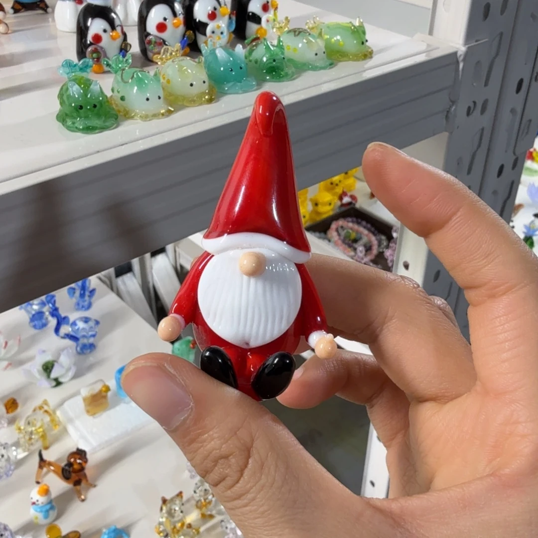 琉璃手工艺品圣诞老人