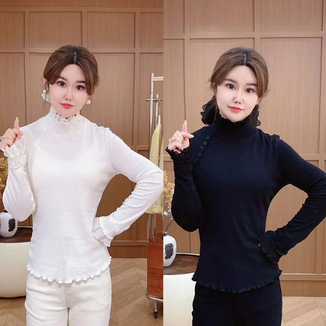 闺蜜精品103024【浓情派对】花边领针织衫