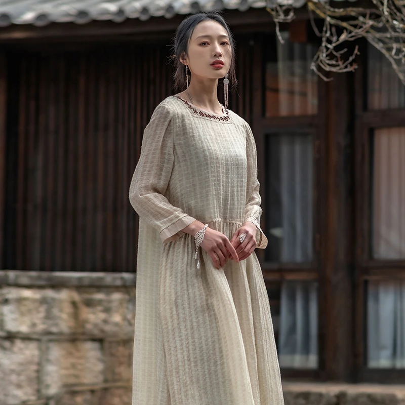 游尘衣物/双树连衣裙