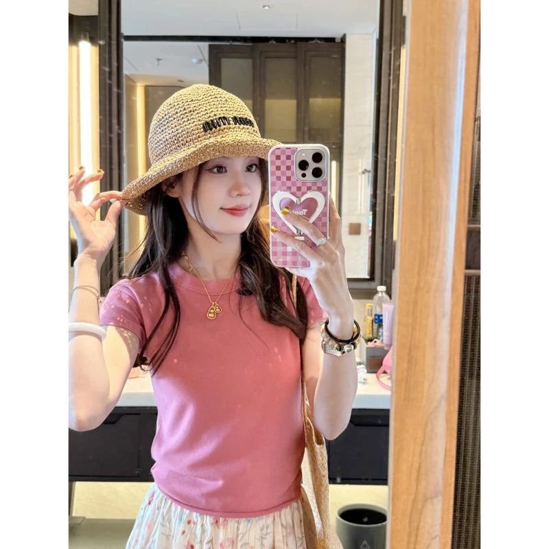 【乌梅子酱】夏季时尚百搭简版T恤-DX2025555