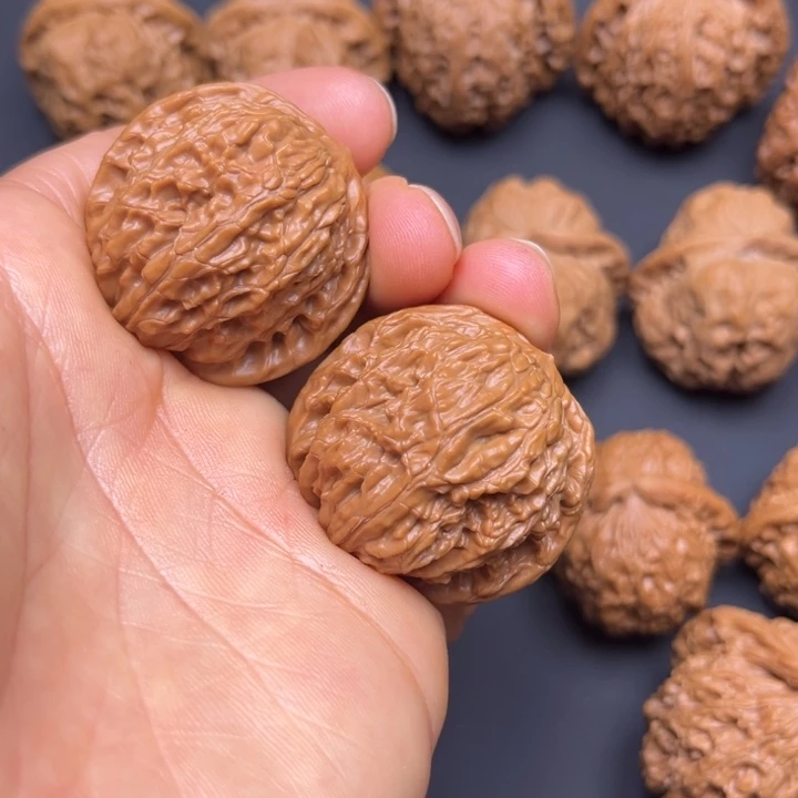 文玩核桃把件磨盘36