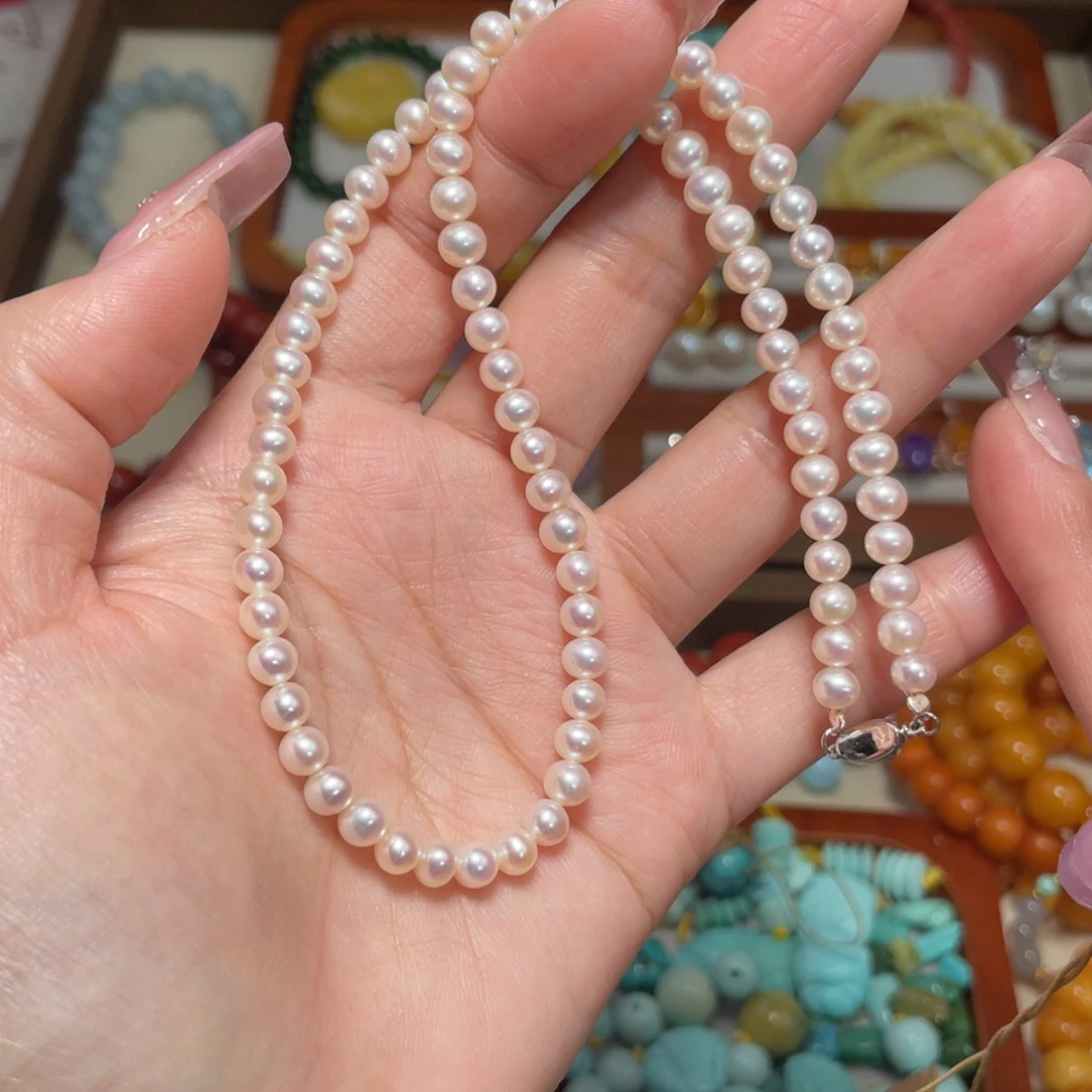 淡水珍珠项链未镶嵌