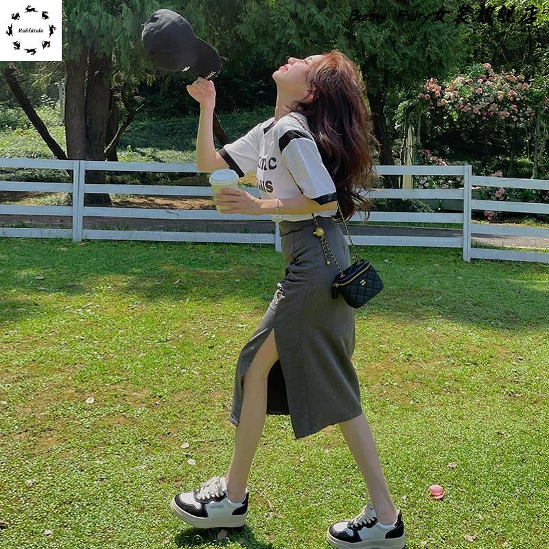 半身裙两件套女夏季2025年新款设计感小众高级感时尚减龄洋气套装