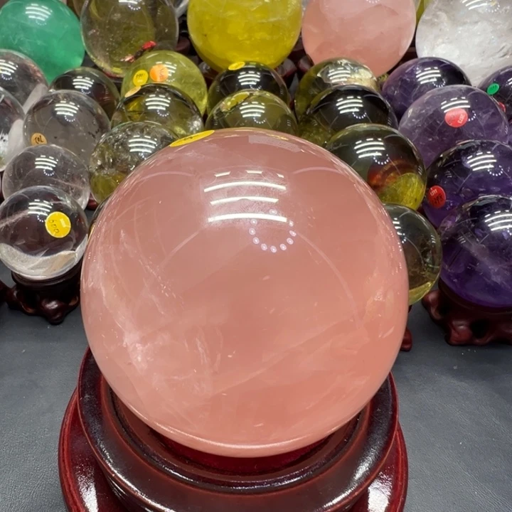 水晶未镶嵌珠宝半成品粉水3357xy