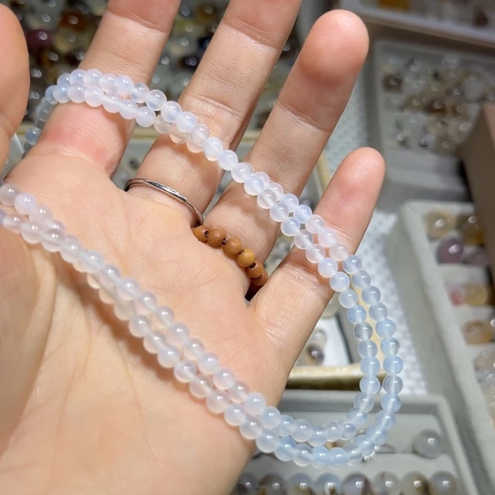 玛瑙/玉髓合金颈饰?****