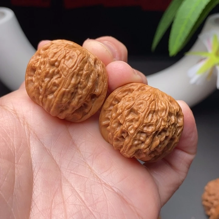 文玩核桃把件零****.磨盘34