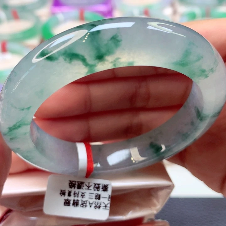 未镶嵌手镯翡翠绽**好泥鳅背分单66
