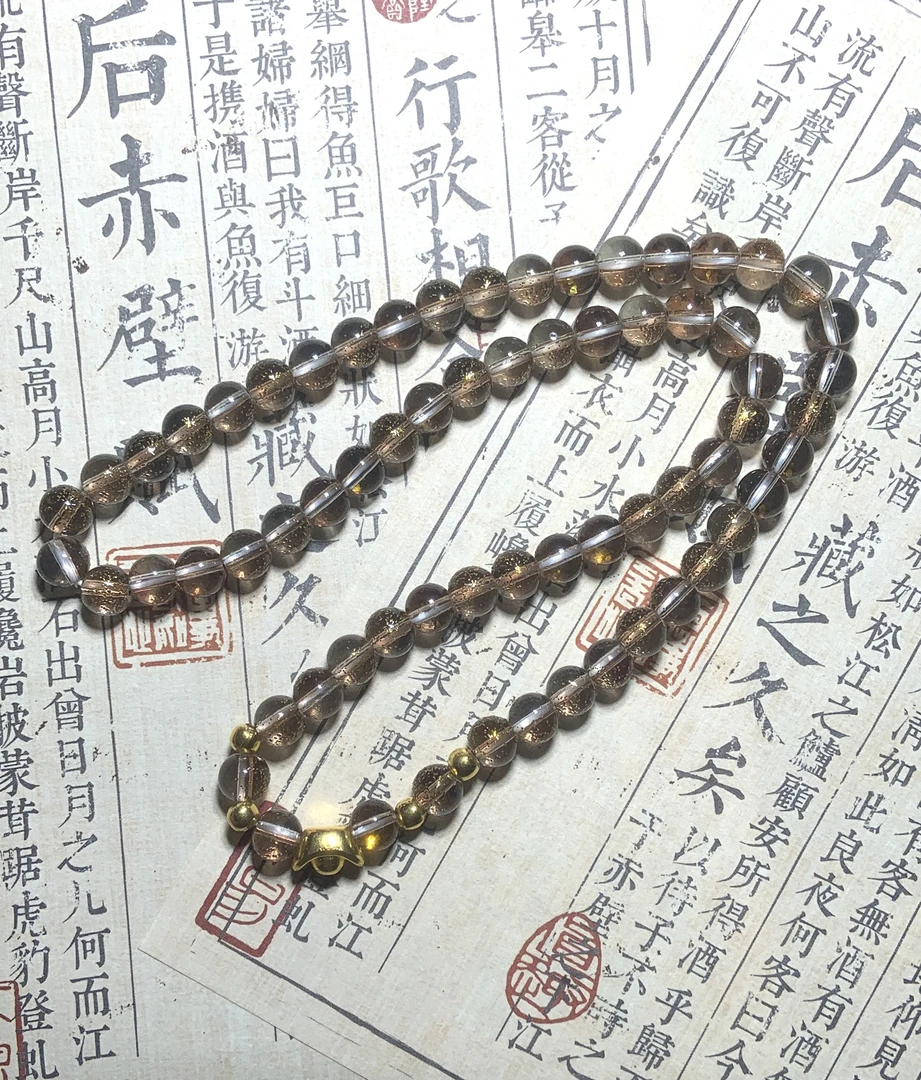 项链 【淼行优选】满天星8mm圆珠项链