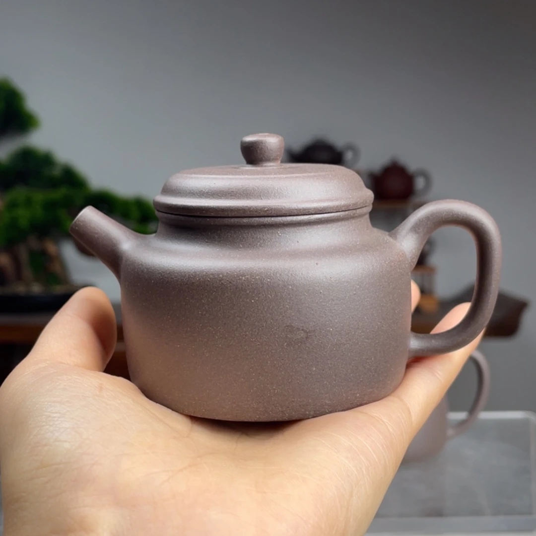 【闪购商品】紫砂茶壶大*蕉特紫德钟容量130cc