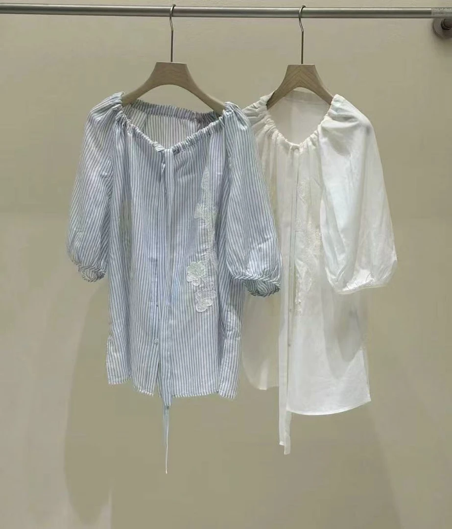 【兰帝专属】两穿蕾丝绣花上衣63077