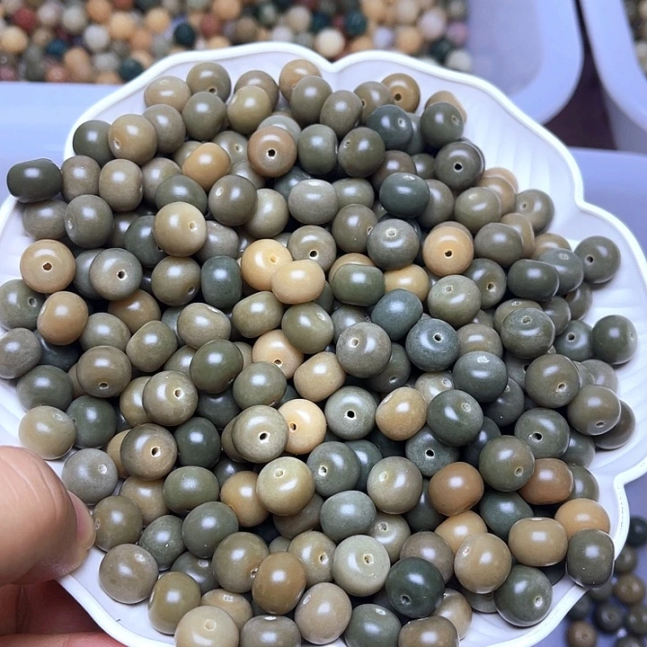 吊坠白玉菩提白玉菩提11阴皮苹果100颗卡灯牌宠100颗