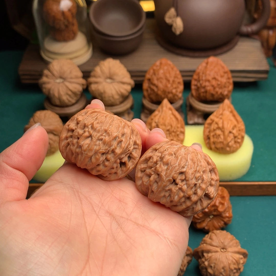 文玩核桃吊坠全品山地磨38.9