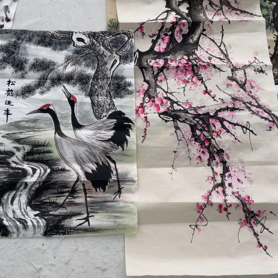 晏***羽国画胡小春老师绘画