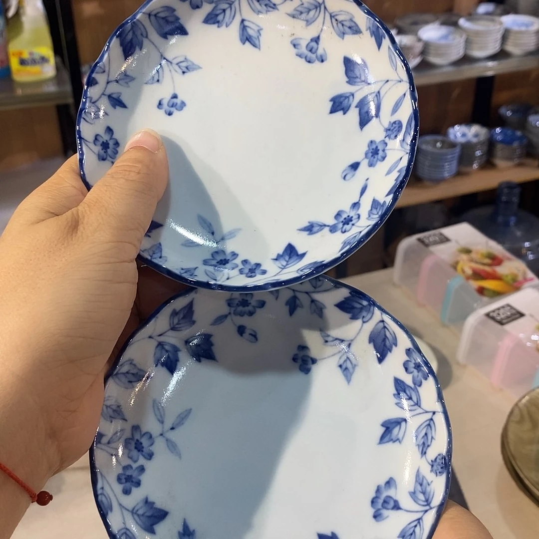 瓷片日本进口美浓烧12/2cm2只装