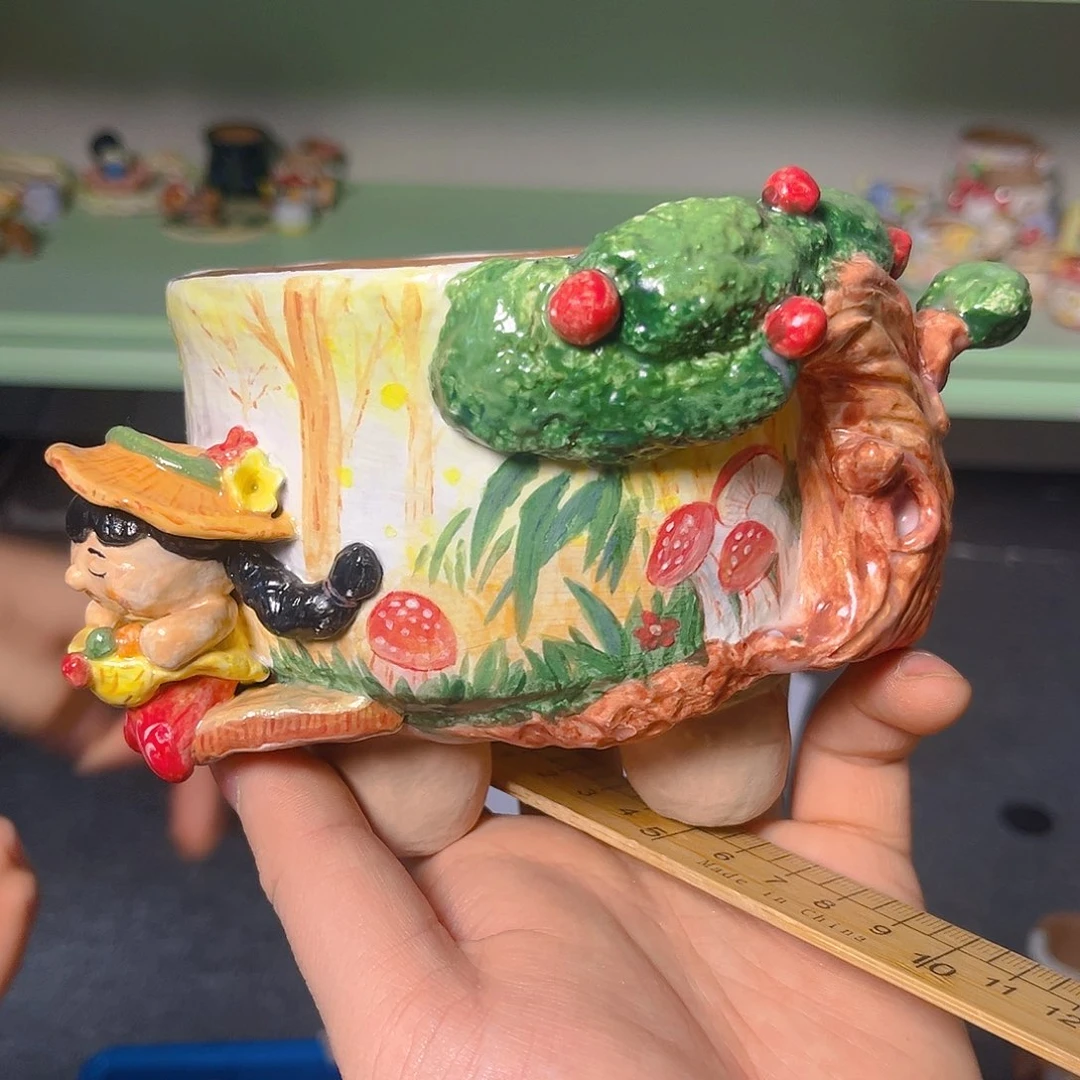 红陶老梧家瑕疵多肉花盆