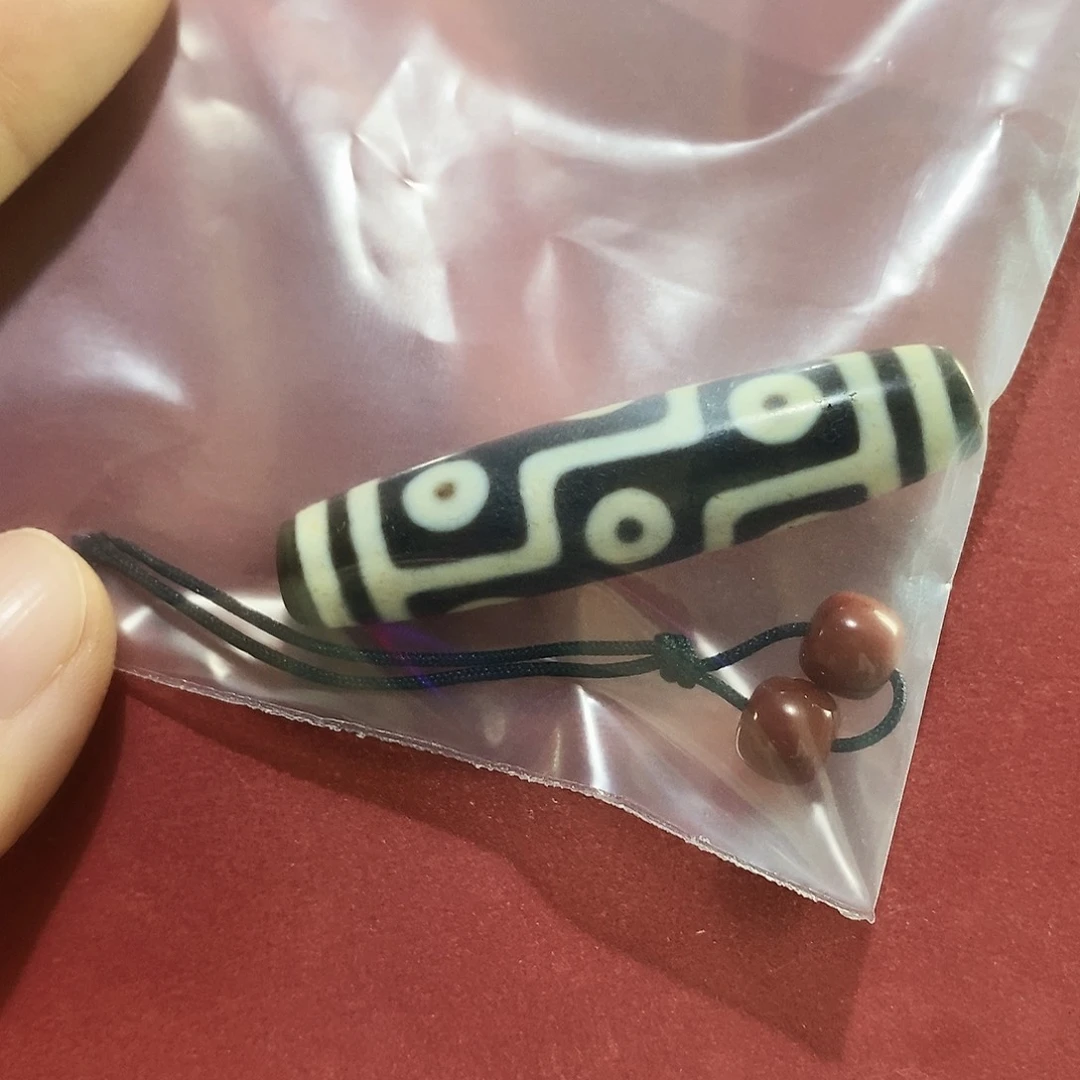 达***明玛瑙/玉髓（覆膜）未镶嵌颈饰行运九眼