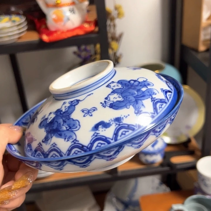 盖碗瓷器直播放漏中