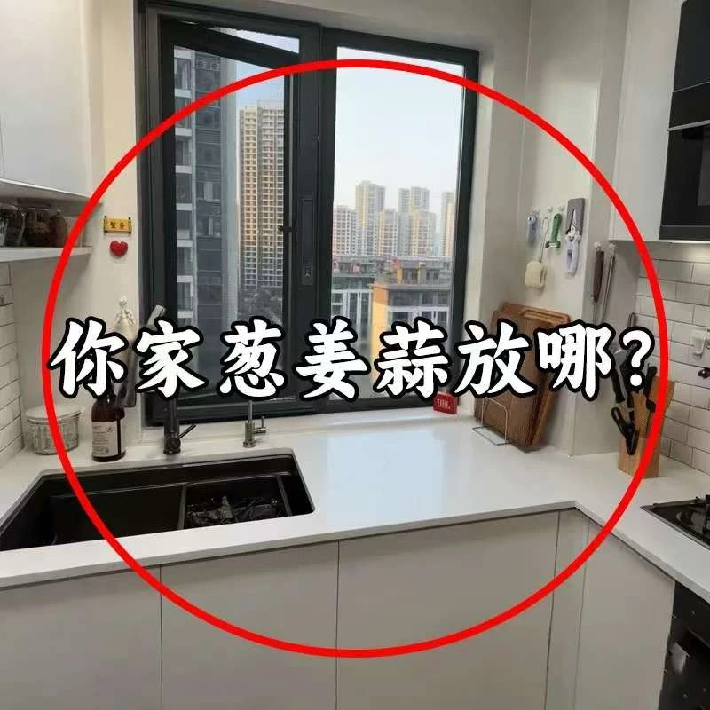 【超实用】双吸盘旋转葱姜蒜收纳盒免打孔壁挂式厨房多层收纳置物架