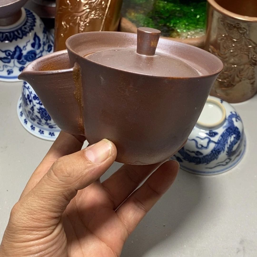 柴烧茶具陶瓷杯子
