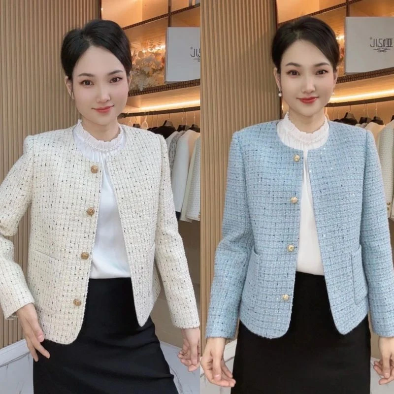 彩羊时尚高级感轻奢小香风外套女秋季新款减龄气质百搭短外