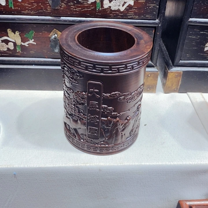 ****️木木木木圆笔筒两个