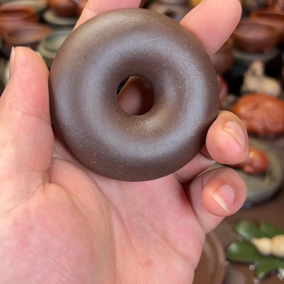 紫砂茶宠紫砂平安扣