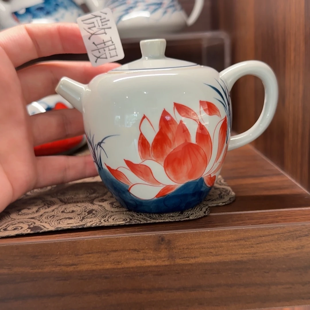 釉下彩纯手绘微瑕