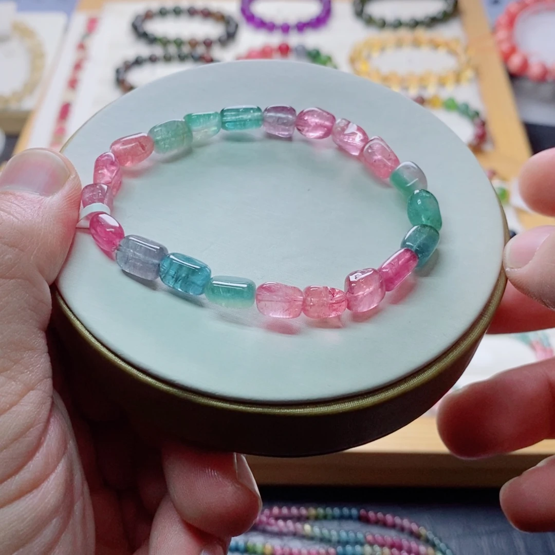 碧玺碧玺手链未镶嵌