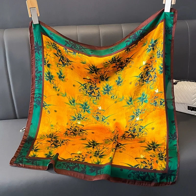 f70-9  丽景缎70*70左右气质丝巾方巾时尚