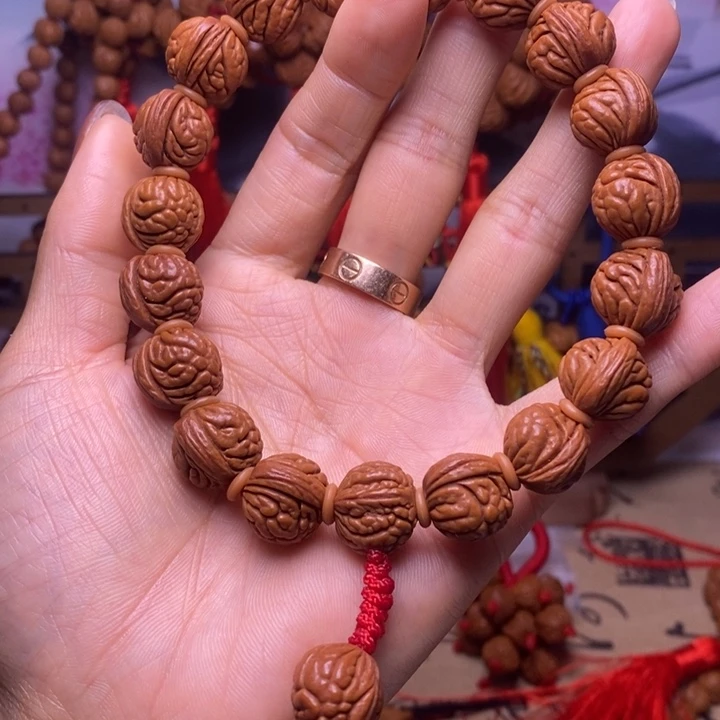 桃核吊坠龙纹桃枭