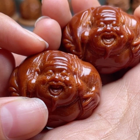 吊坠橄榄核横财手球3.3