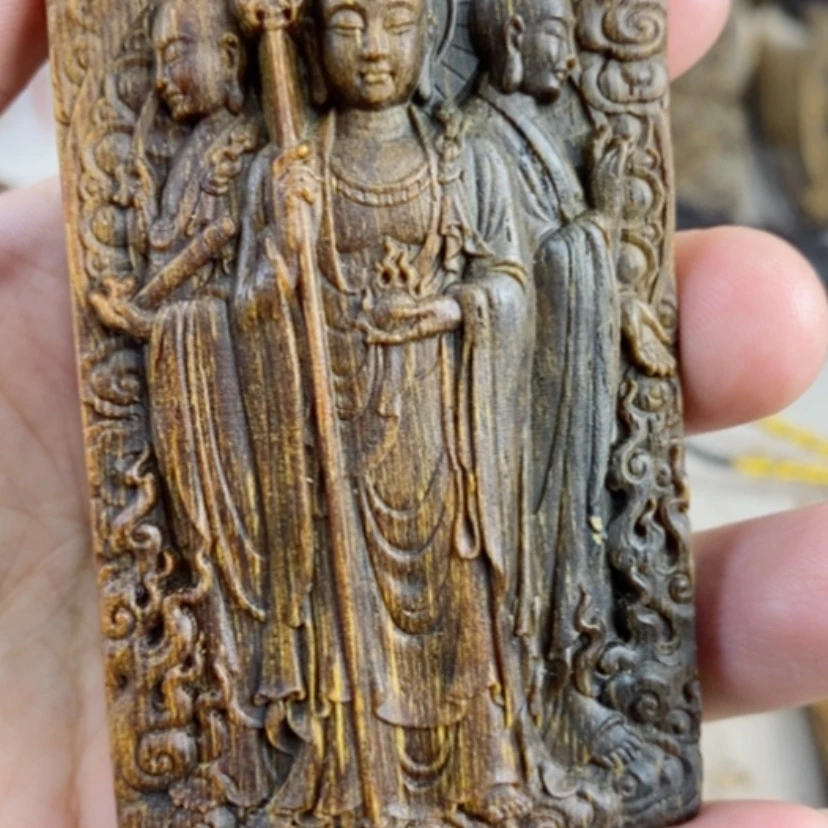 【闪购商品】木芽庄三面地藏王送养香罐