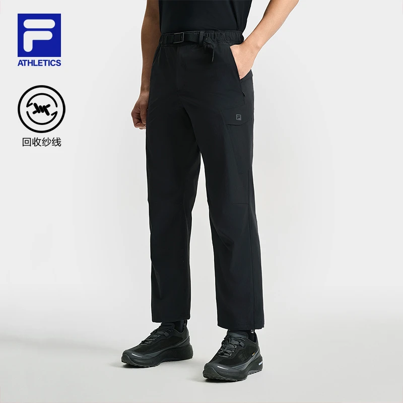 Fila/斐乐男【锦氨速干户外裤】夏季新款运动直筒工装裤A11M527802F