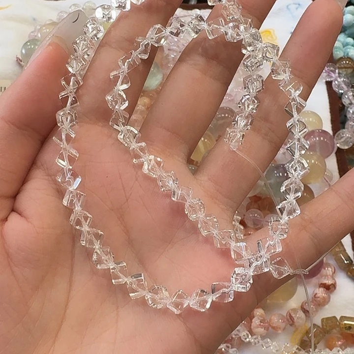 ****张水晶手链未镶嵌方糖