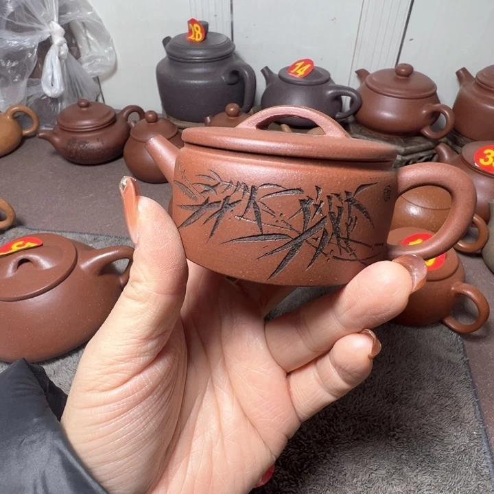 紫砂茶壶涛***舟瑕疵汉瓦