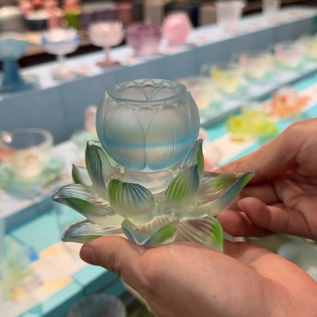 蚕丝琉璃莲花十二花神