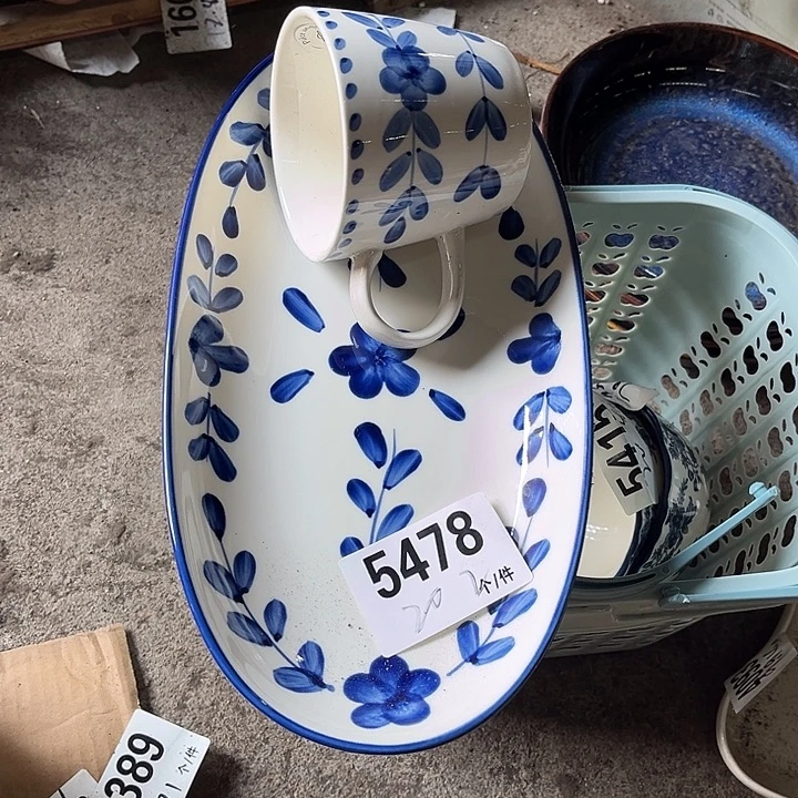 搪瓷微瑕外贸餐具5478