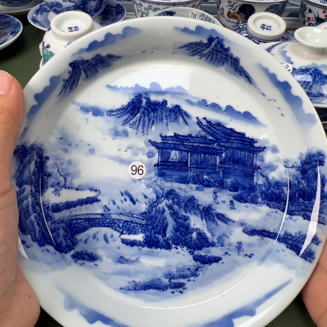 景德镇纯手工纯手绘茶具木木96