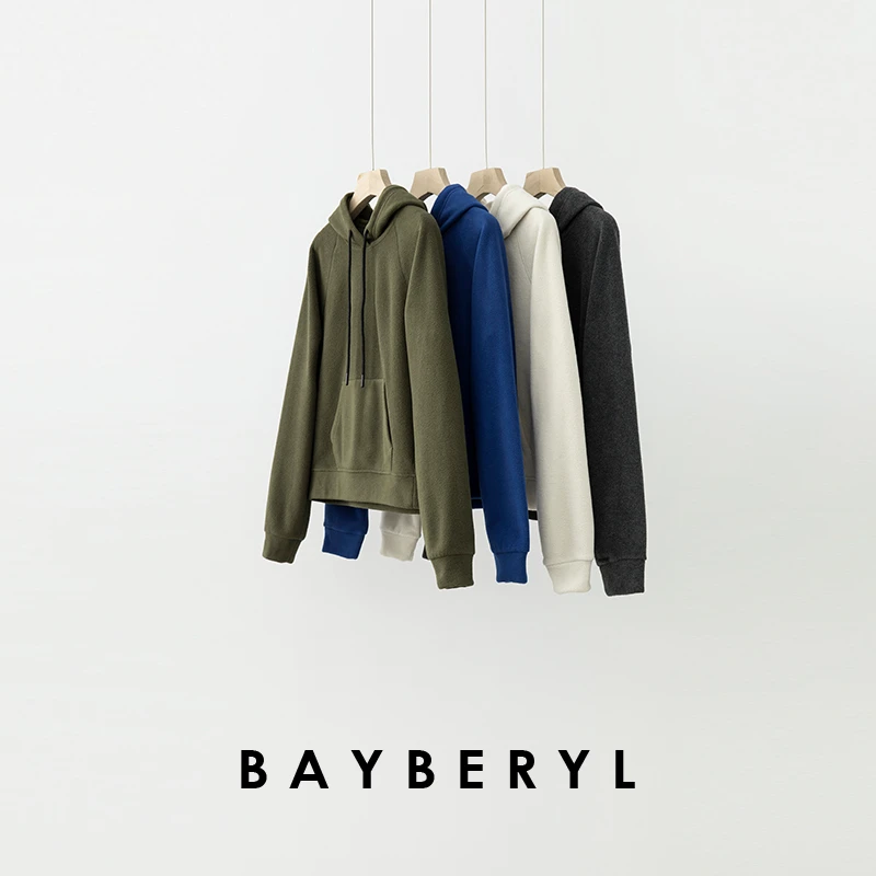 BAYBERYL老贝2.0周末卫衣*连帽摇粒绒休闲冬卫衣9NT5K2848-11/29